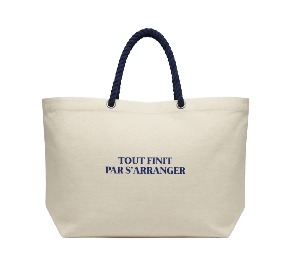TOTEBAG PLAGE "TOUT FINIT PAR S'ARRANGER"